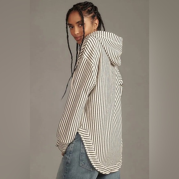Pilcro Wharfside Striped Hoodie Sweater - Picture 7 of 7